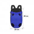 Рюкзак-кенгуру для животных DT854 Blue L