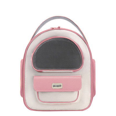 Рюкзак-переноска для животных кошек и собак Moorpet 242210 33*34*22 см Pink