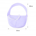 Слинг-переноска для котов и собак SY-2022-0502 Violet M (40*11*26 см)