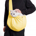 Слинг-переноска для котов и собак SY-2022-0502 Yellow L (43*11*29 см)