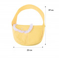 Слинг-переноска для котов и собак SY-2022-0502 Yellow S (37*11*23 см)