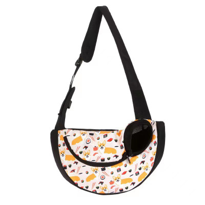 Слинг-переноска для котов и собак SY-2022-1024-93 Beige Corgi dog S (40*10*22 см)