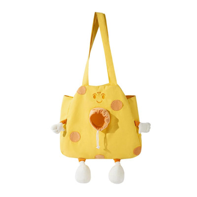 Сумка-переноска для кошек и собак 2404SXMJ3153 Сookies холщовая Yellow L