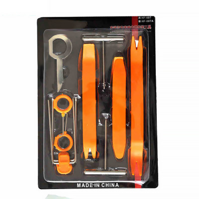 Набор инструментов съемников 11501 для снятия обшивки салона автомобиля 12 предметов Orange