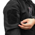 Тактическая куртка Soft Shell A001 Black M