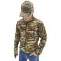 Тактическая флисовая кофта военная толстовка армейская S.archon HSD06 Camouflage CP 2XL
