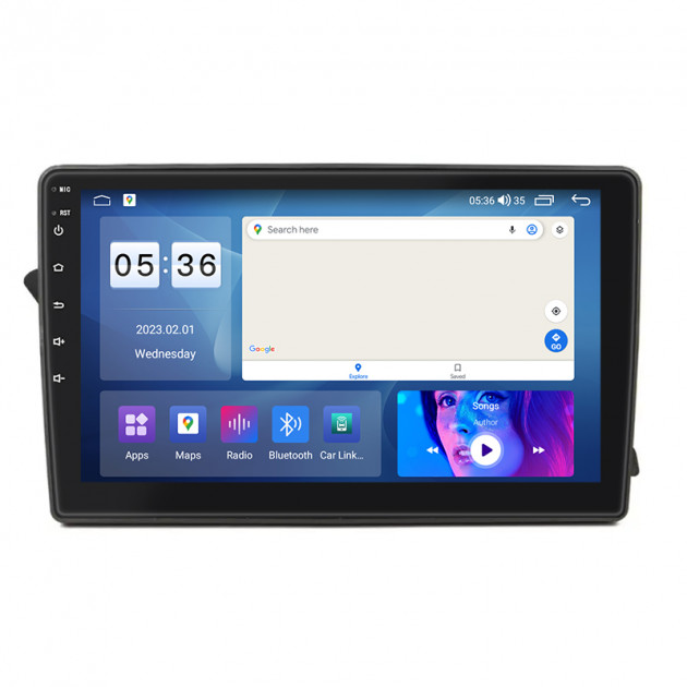 Штатная магнитола Lesko для Audi A4 IV (B8) Рестайлинг 2011-2015 экран 9" 2/32Gb CarPlay 4G Wi-Fi GPS Prime