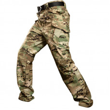 Зимние тактические штаны Soft shell S.archon X9JRK Camouflage CP на флисе XL