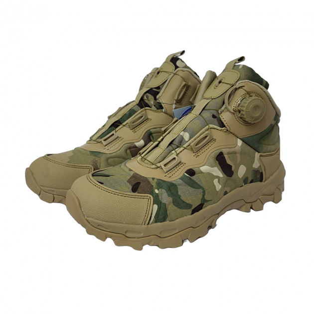 Ботинки тактические 661 автоматическая пряжка Camouflage CP 45