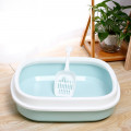 Туалет лоток для кошек с лопаткой Taotaopets 225501 46*38*13 см Blue