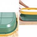 Туалет лоток для кошек с лопаткой Taotaopets 225501 46*38*13 см Green