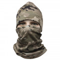 Комплект шапка-баф флисовая JY-139 Camouflage CP