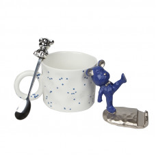 Подарочный кофейный набор Dedbbb чашка ложка подставка для телефона подарочная упаковка White