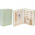 Шкатулка книга Casegrace SP-01115 органайзер для хранения ювелирных изделий Green