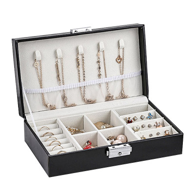 Шкатулка Casegrace SP-01155 для украшений и ювелирных изделий драгоценностей Black