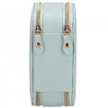 Шкатулка Casegrace SP-01167 для украшений и ювелирных изделий портативная с зеркалом и двойной молнией 11,5*8,5*5 см Blue
