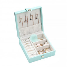 Шкатулка Casegrace SP-01176 для украшений и ювелирных изделий драгоценностей 12*12*5 см Blue