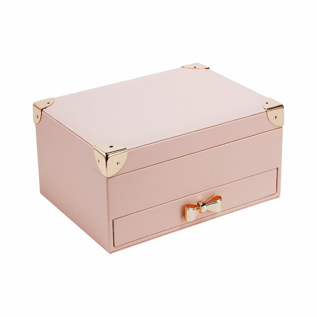 Шкатулка Casegrace SP-01261 для украшений и ювелирных изделий двухуровневая  23*17*12 см Pink