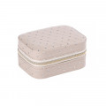 Шкатулка Casegrace SP-01304-B для украшений и ювелирных изделий портативная с молнией Beige