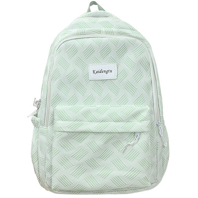 Рюкзак подростковый 5108 для ноутбука 14" водонепроницаемый 2 отделения 20-35 л Green