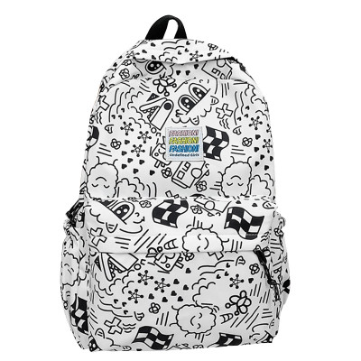 Рюкзак подростковый 5154 с рисунками 20-35 л Black