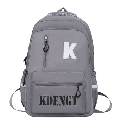 Рюкзак подростковый 5504 для ноутбука 14" водонепроницаемый 2 отделения 20-35 л Gray