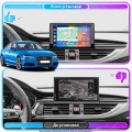 Штатная магнитола Lesko для Audi Q3 I (8U) Рестайлинг 2014-2018 экран 9" 2/32Gb Wi-Fi GPS Base