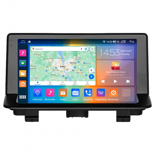 Штатная магнитола Lesko для Audi Q3 I (8U) Рестайлинг 2014-2018 экран 9" 2/32Gb CarPlay 4G Wi-Fi GPS Prime