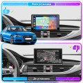 Штатная магнитола Lesko для Audi Q3 I (8U) Рестайлинг 2014-2018 экран 9" 2/32Gb CarPlay 4G Wi-Fi GPS Prime