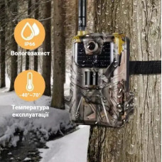 Фотопастка 2.0 «КОЛЬОРОВИЙ TFT LCD 2.0 «КОЛЬОРОВИЙ TFT LCD/G з GSM-модулем, передача даних через MMS, нічне фото і відео знімання, датчик руху.