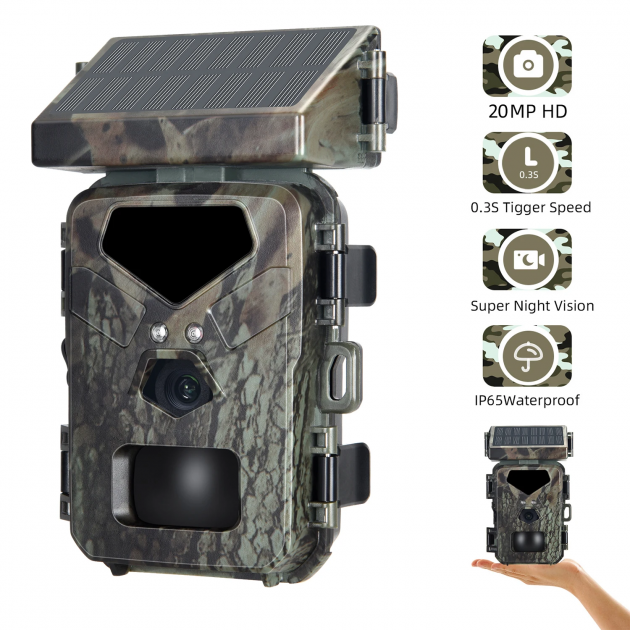 Модель 2024 року. Фотоловушка Suntek Mini700, 20 м, захист IP65