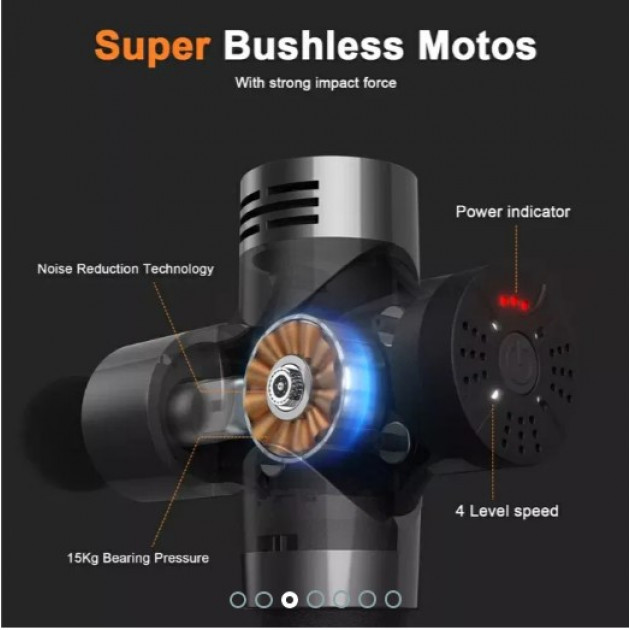 Професійний масажер Booster Pro 3 для тіла – ударний перкусійний пристрій для ефективного відновлення