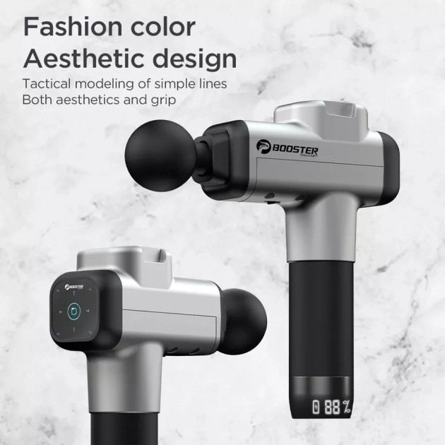 Перкуссионный массажер Booster M2-A — мощный ударный пистолет для массажа