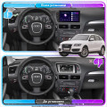 Штатная магнитола Lesko для Audi Q5 I (8R) ver. Low 2008-2012 экран 9" 2/32Gb CarPlay 4G Wi-Fi GPS Prime