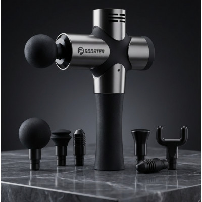 Профессиональный ударный перкуссионный массажер Booster Pro 3 для тела – для глубокого восстановления и релаксации