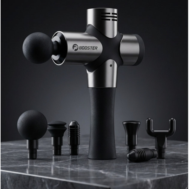 Профессиональный ударный перкуссионный массажер Booster Pro 3 для тела – для глубокого восстановления и релаксации