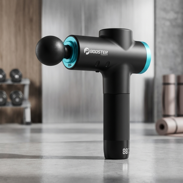 Профессиональный перкуссионный массажер Booster M2-B (24V) для глубокого массажа мышц