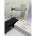 Компактный перкуссионный массажер Booster Lightsaber Mini White с кейсом в комплекте
