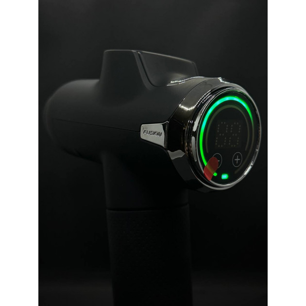 Профессиональный ударный перкуссионный массажёр Booster Fusion Black Pro Чёрный. Массажёр для тела