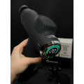 Профессиональный ударный перкуссионный массажер Booster Fusion Black Pro – черный, для массажа тела.