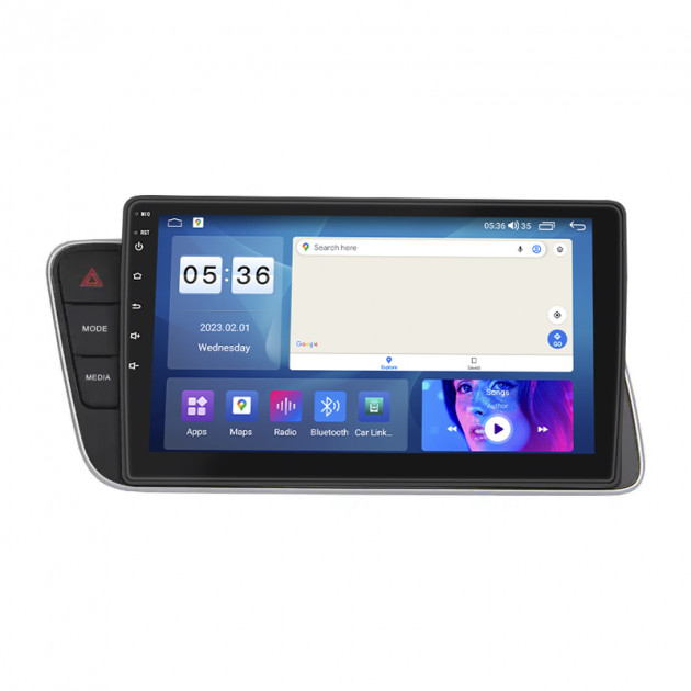 Штатная магнитола Lesko для Audi Q5 I (8R) ver. Low 2008-2012 экран 9" 4/64Gb CarPlay 4G Wi-Fi GPS Prime