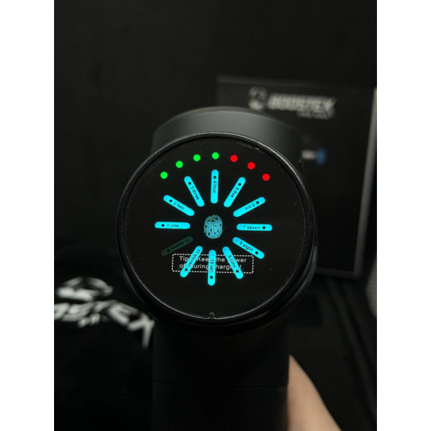 Компактний перкусійний масажер Boostex Pro Max 2 з 21 насадкою в кейсі