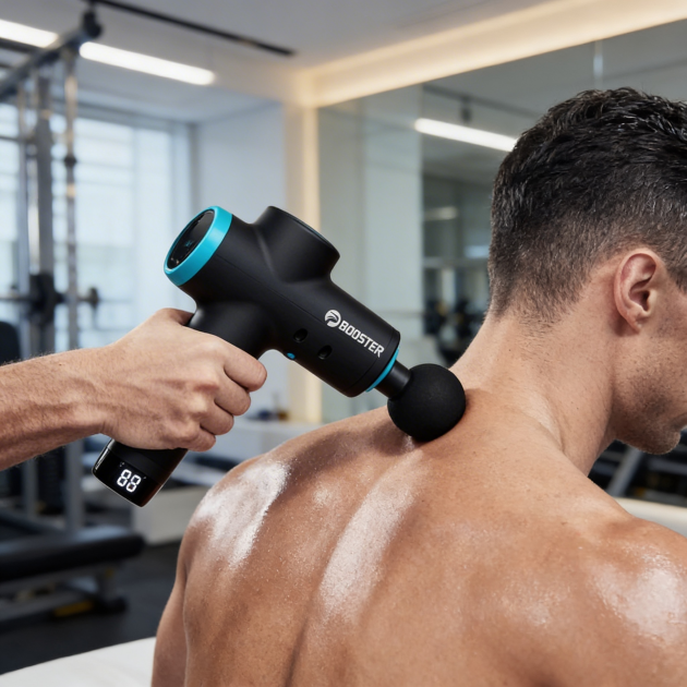 Перкуссионный массажер для тела Booster M2B (12V) – Ударное устройство для глубокого массажа