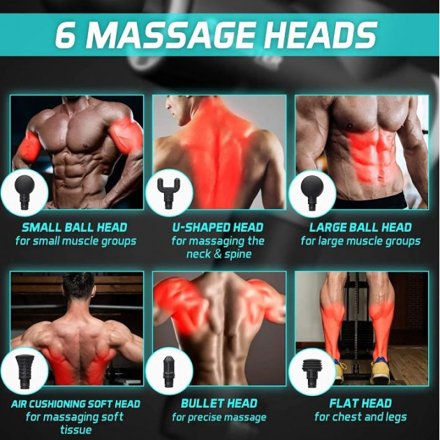 Перкусійний масажер для тіла Booster M2B (12V) – Ударний пристрій для глибокого масажу