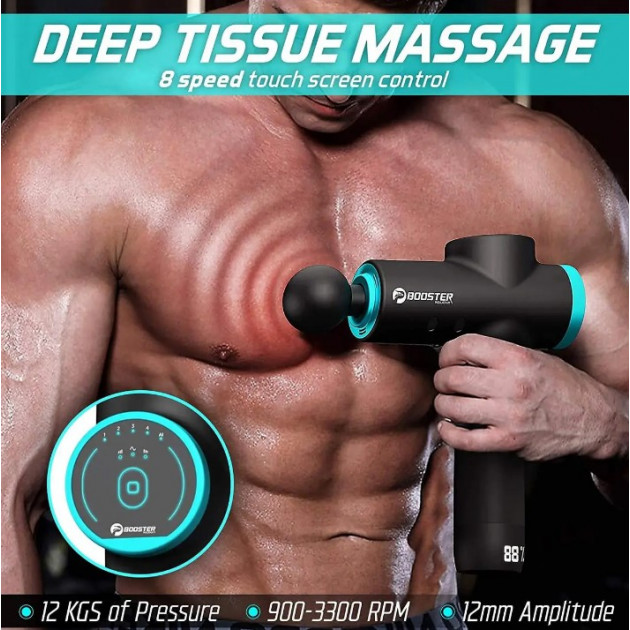 Перкусійний масажер для тіла Booster M2B (12V) – Ударний пристрій для глибокого масажу
