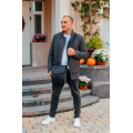 Чоловіча шкіряна сумка-месенджер, барсетка на одне плече 22x26x6 Tiding Bag 75-5271 чорна