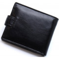 Стильне шкіряне портмоне ST Leather В 103 Чорний