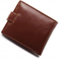 Коричневе чоловіче портмоне з натуральної шкіри з фіксацією ST Leather ST103