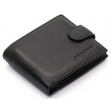 Чорне класичне портмоне з натуральної шкіри Marco Coverna MC-2003-1