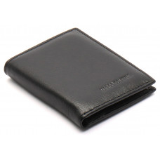 Чорне маленьке портмоне на магніті з затискачем MARCO COVERNA MC-101Н-1